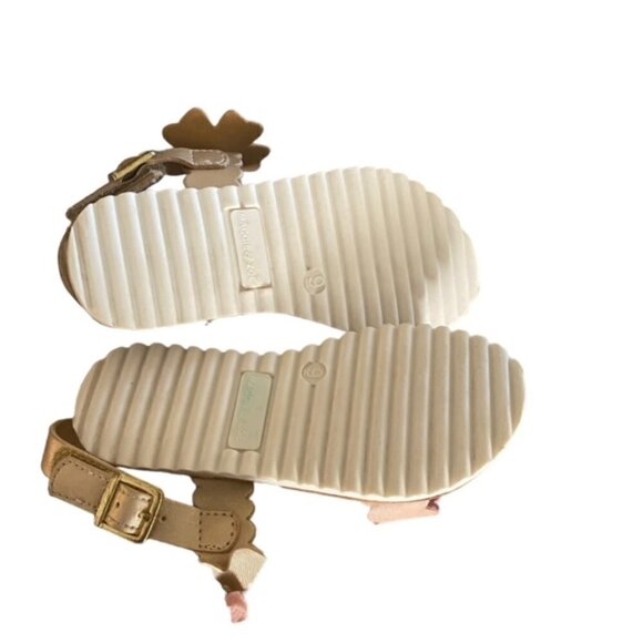 Maggie & Zoe Tan, Gold, White and Pink Sandal 9 - Picture 6 of 7